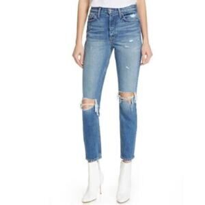 GRLFRND Karolina Jeans Size 29 Casual Distressed High Rise Straight USA Revolve